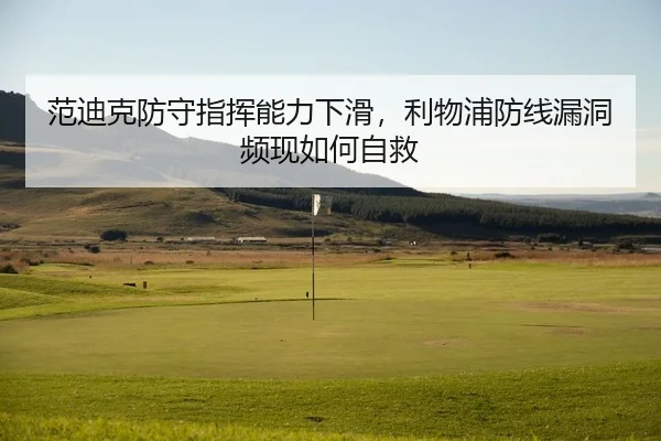 范迪克防守指挥能力下滑，利物浦防线漏洞频现如何自救